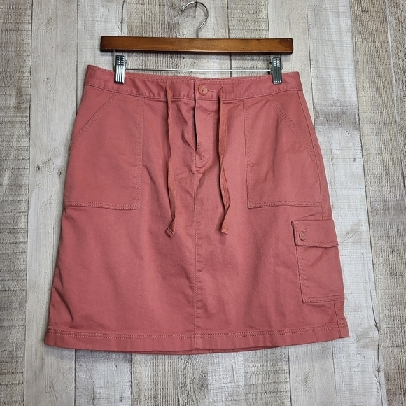L.L. Bean Dresses & Skirts - L.L Bean Casual Pink Women's Cotton Skirt Size 8 Petite. Item 300061